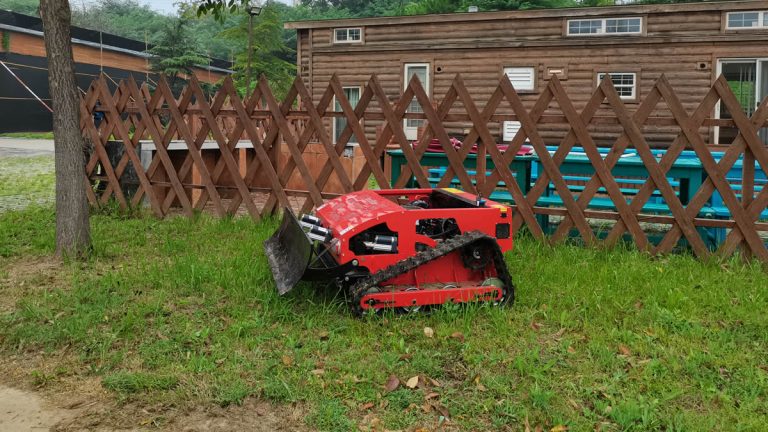 affordable low price remote operated mowing robot for sale
