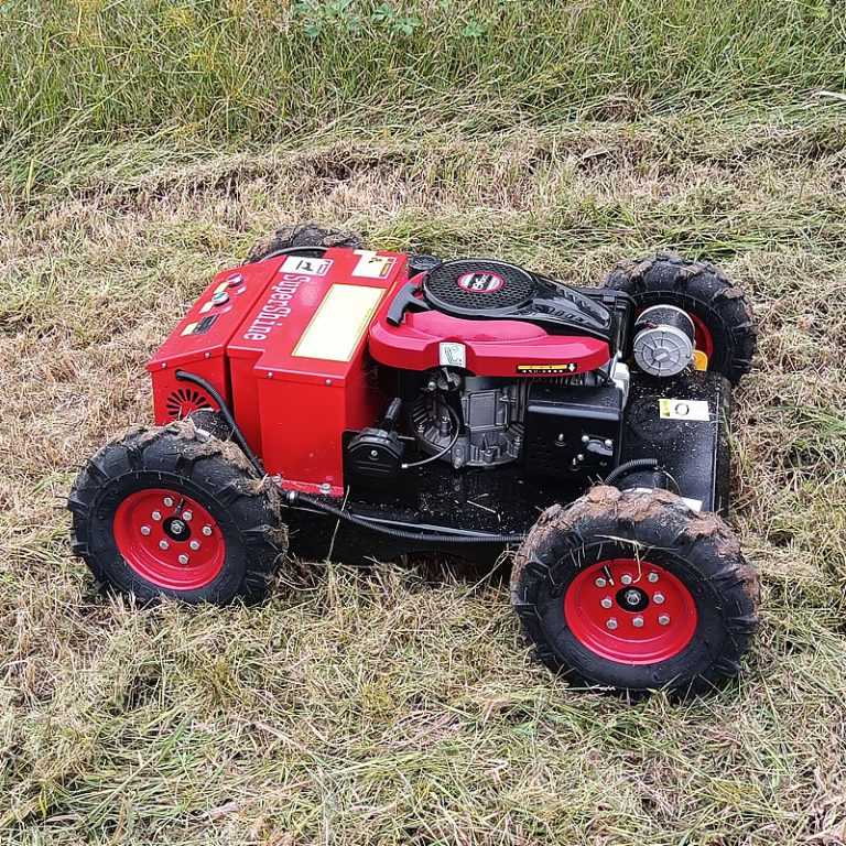 strong power petrol engine time-saving and labor-saving remotely controlled lawn mower