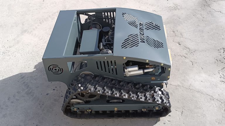 China made slope mower low price for sale, Chinese best remote control mower with tracks