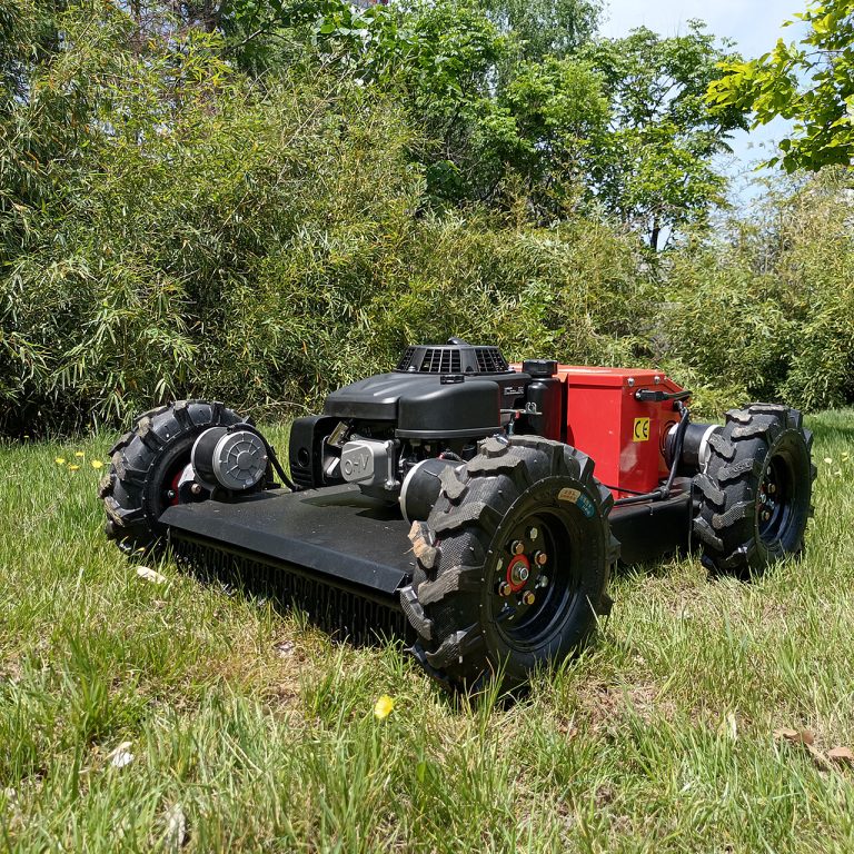 China made bush remote control low price for sale, Chinese best remote control mower with tracks