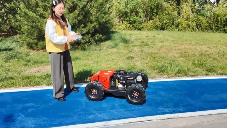 China made bush remote control low price for sale, Chinese best remote control steep slope mower