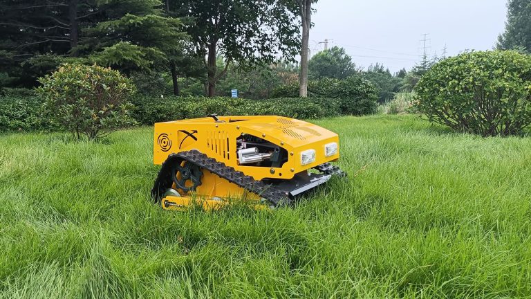China made slope mower remote control low price for sale, Chinese best radio control lawn mower