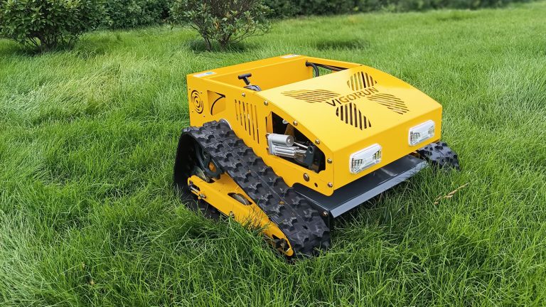 China made slope mower low price for sale, Chinese best remote controlled brush cutter