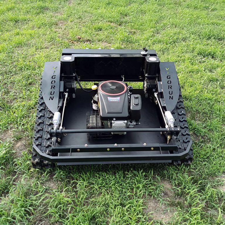 petrol brushless walking motor zero turn remote operated robotic slope mower