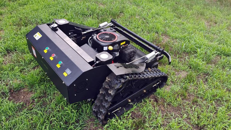 petrol cutting width 800mm all terrain wireless radio control weed crawler mower