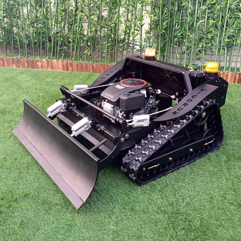 hybrid electric motor driven blade rotary RC grass cutter