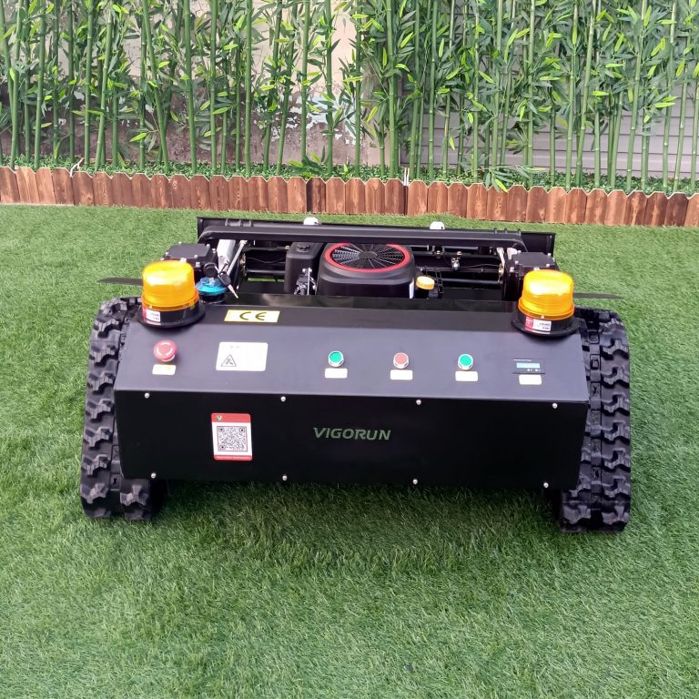 agriculture gasoline powered commercial tracked remote controlled grass cutter