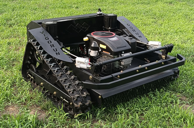 China made remote control tracked mower low price for sale, best remote control mower for sale