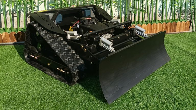China made remote control tracked mower low price for sale, Chinese best slope cutter